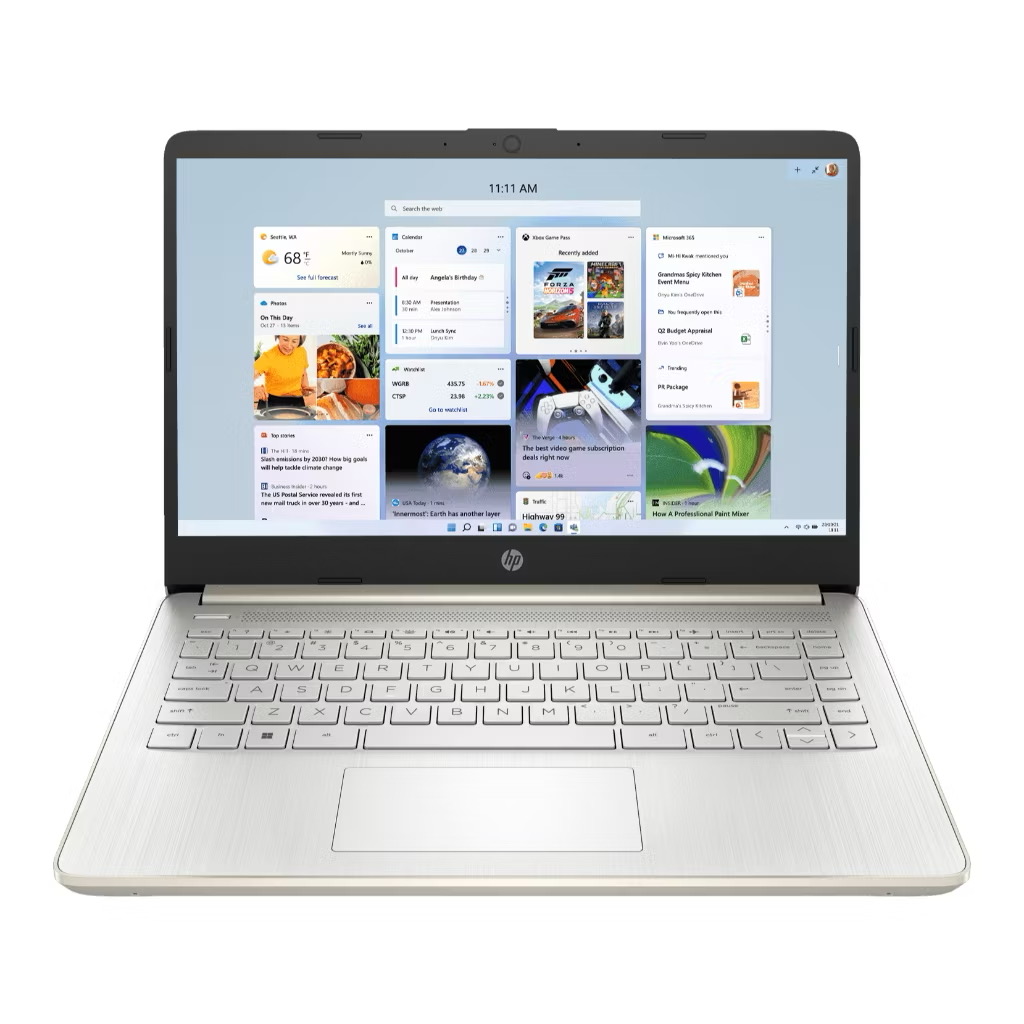 HP 14s-dq3134TU Laptop [Intel Celeron N4500 / 8GB RAM / 512GB SSD / 14" FHD / Windows 11 Home + Office Home & Student 2021]